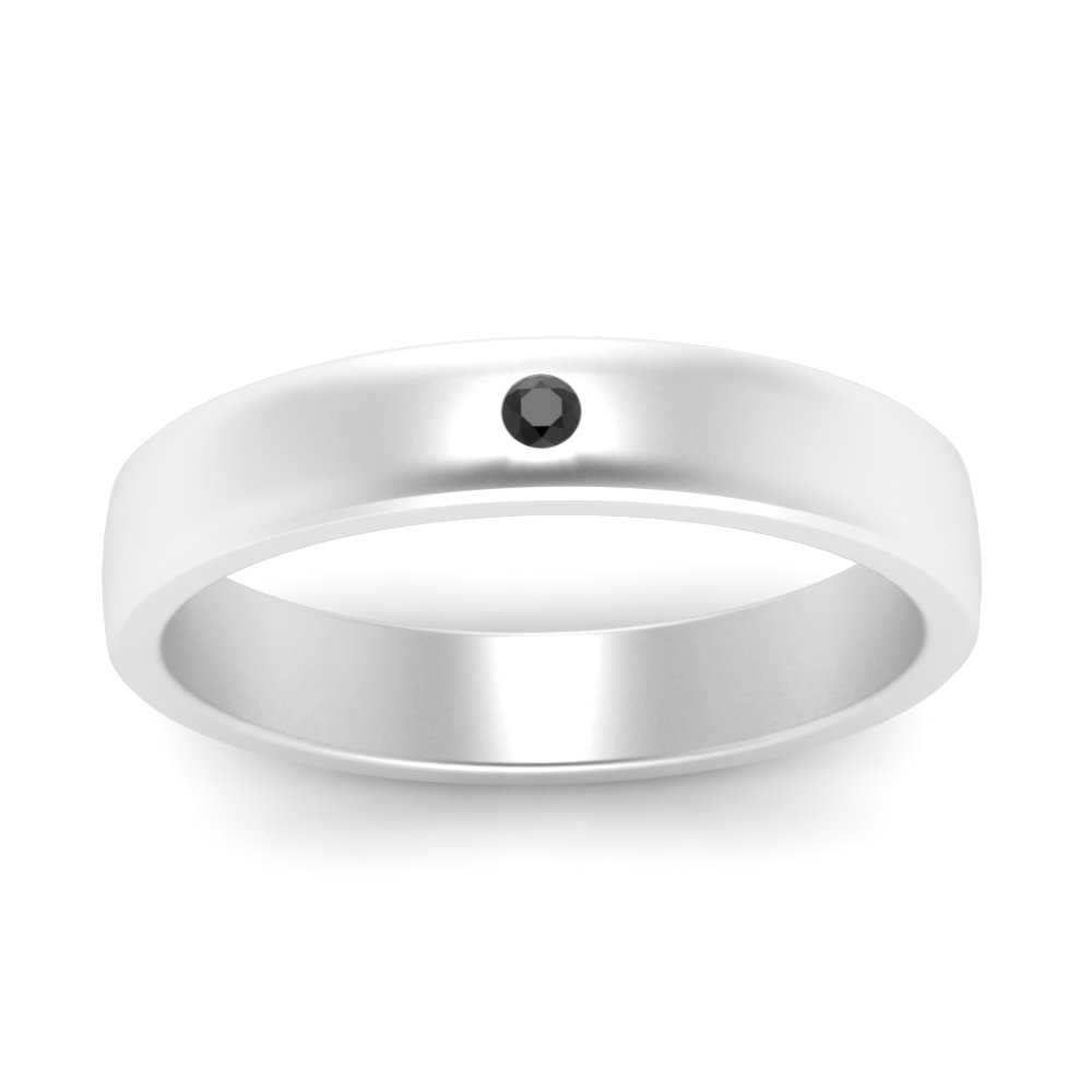 Round Diamond Classic Mens Band Fascinating Diamonds