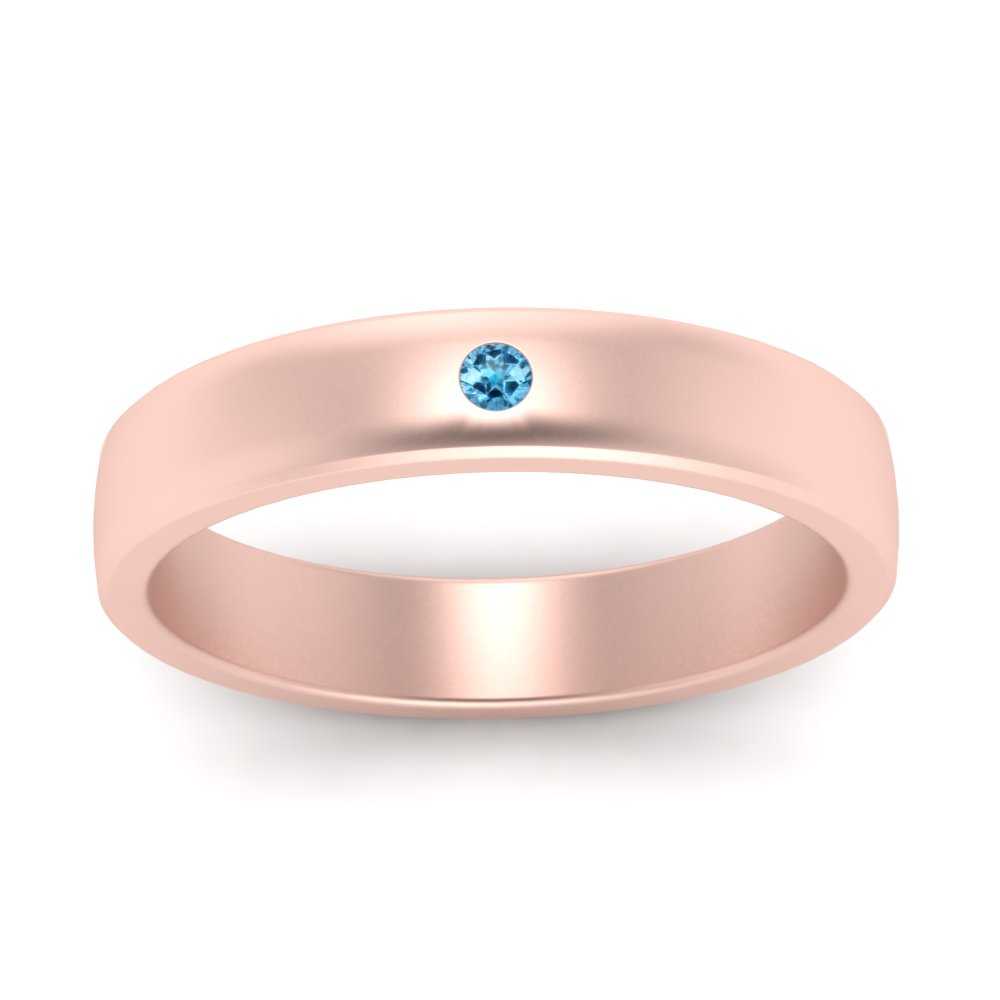 Round Diamond Classic Mens Band Fascinating Diamonds