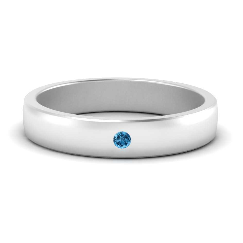 Round Diamond Classic Mens Band Fascinating Diamonds