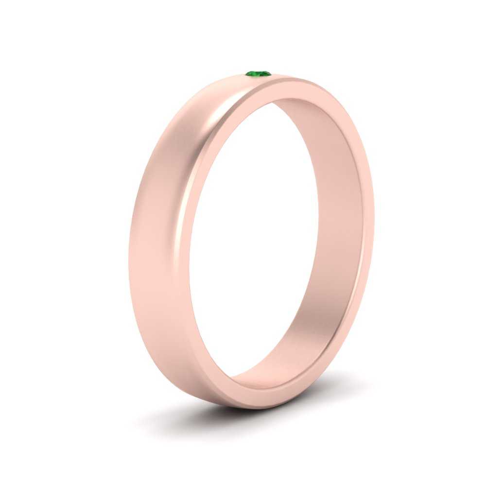 Round Diamond Classic Mens Band Fascinating Diamonds