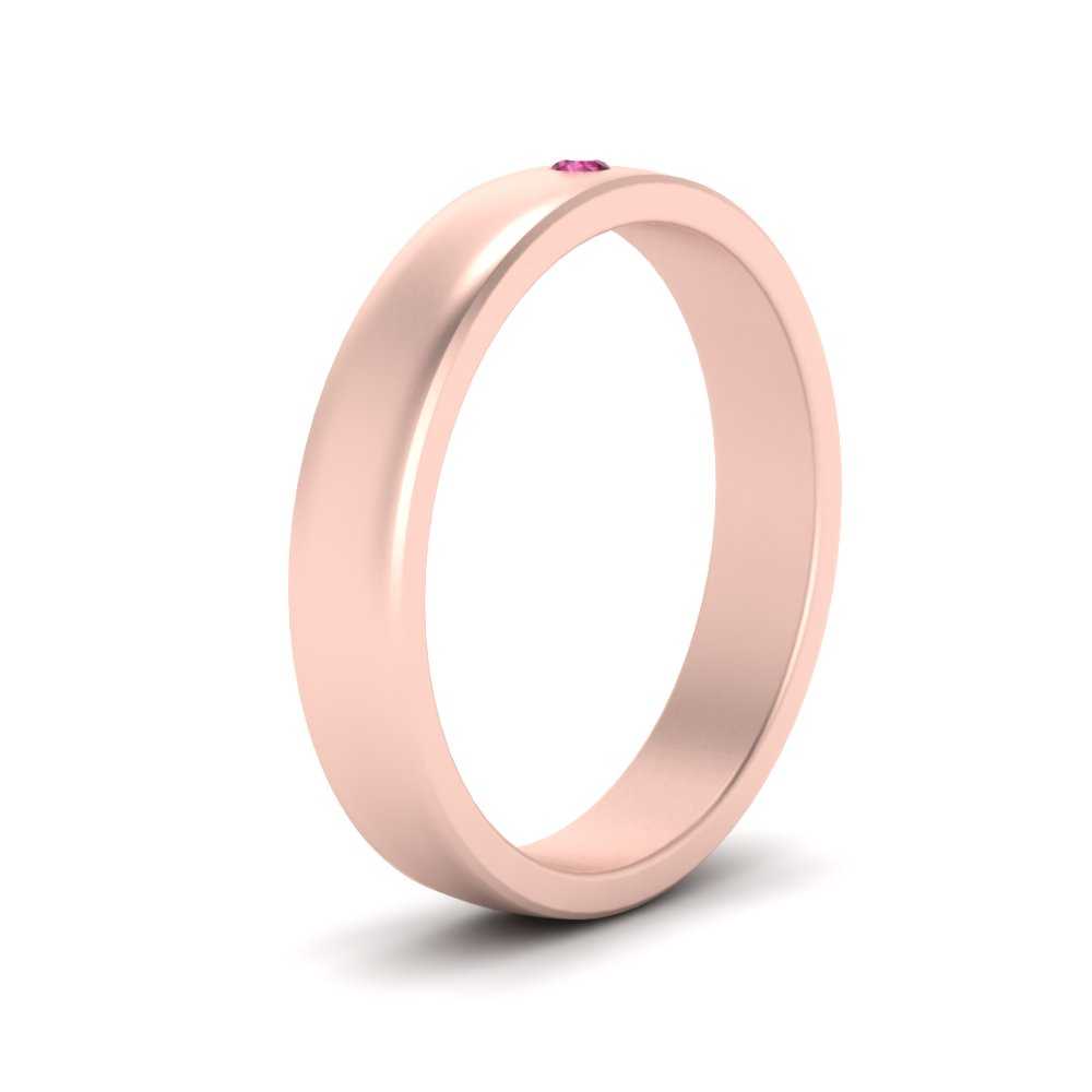 Round Diamond Classic Mens Band Fascinating Diamonds