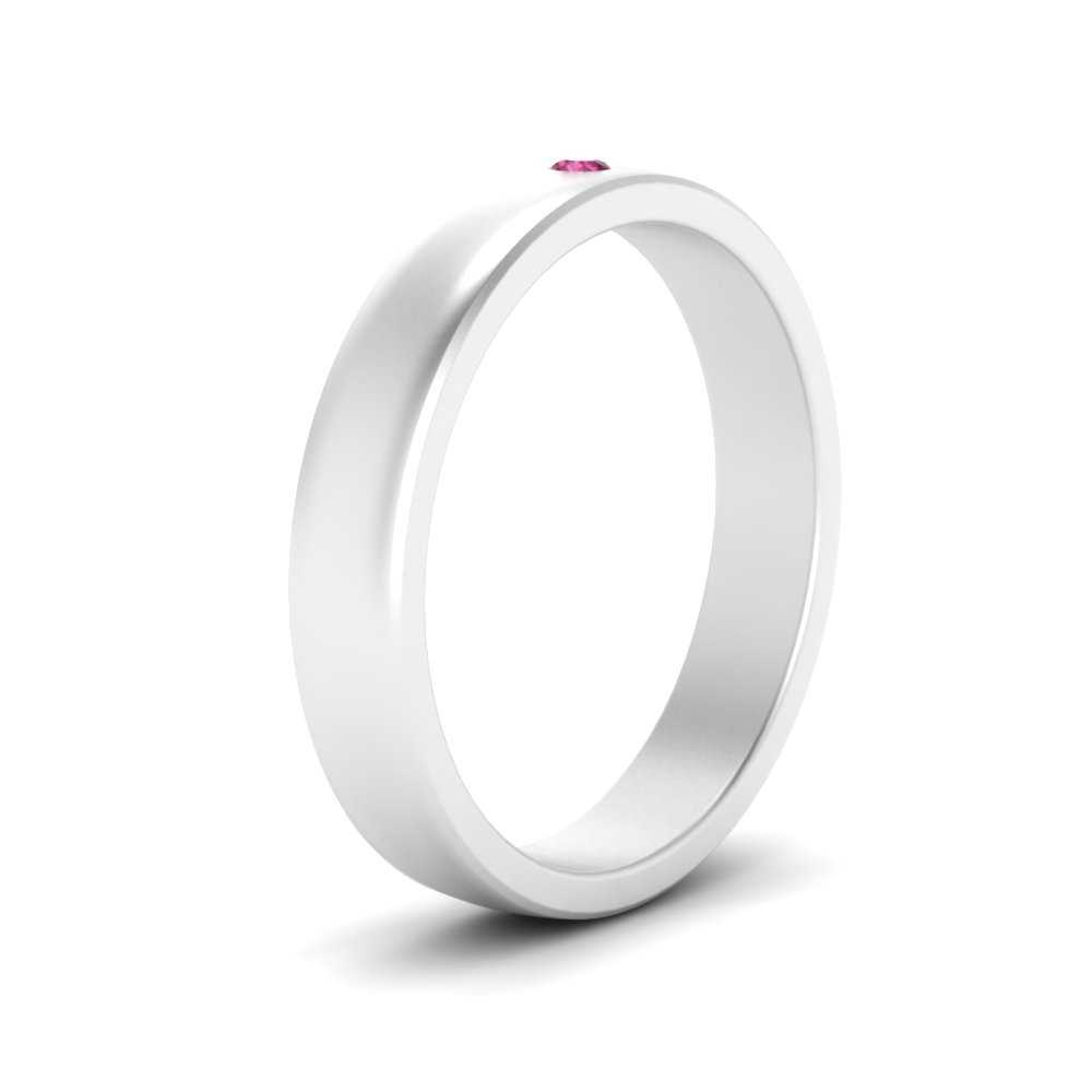 Round Diamond Classic Mens Band Fascinating Diamonds