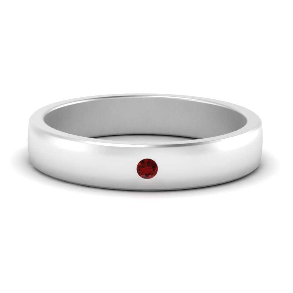 Round Diamond Classic Mens Band Fascinating Diamonds