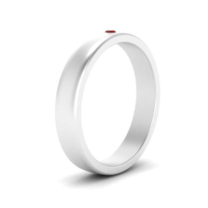 Round Diamond Classic Mens Band Fascinating Diamonds