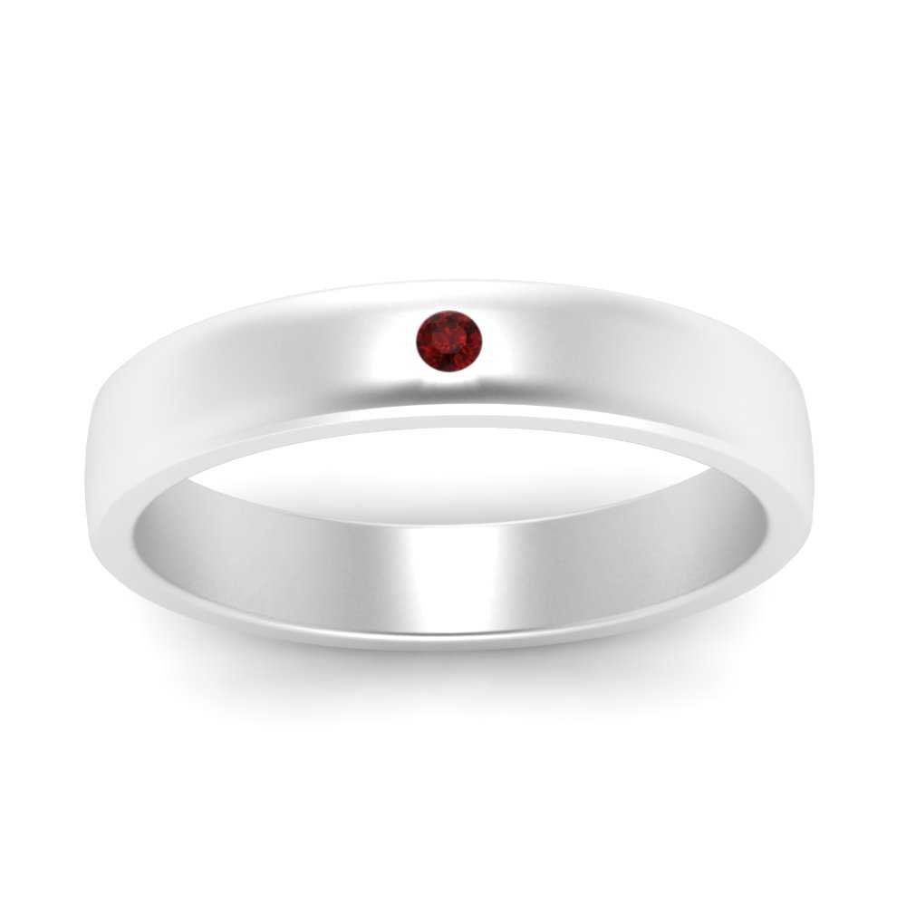 Round Diamond Classic Mens Band Fascinating Diamonds