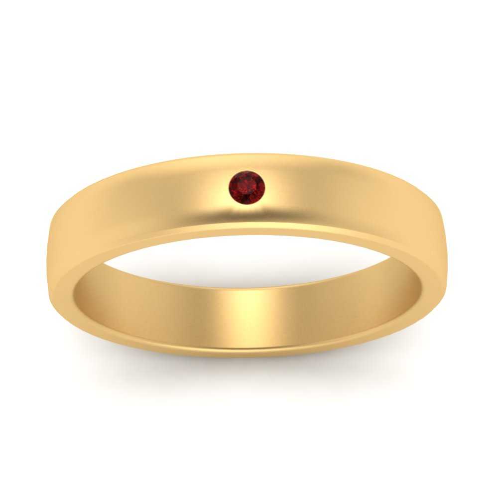 Round Diamond Classic Mens Band Fascinating Diamonds