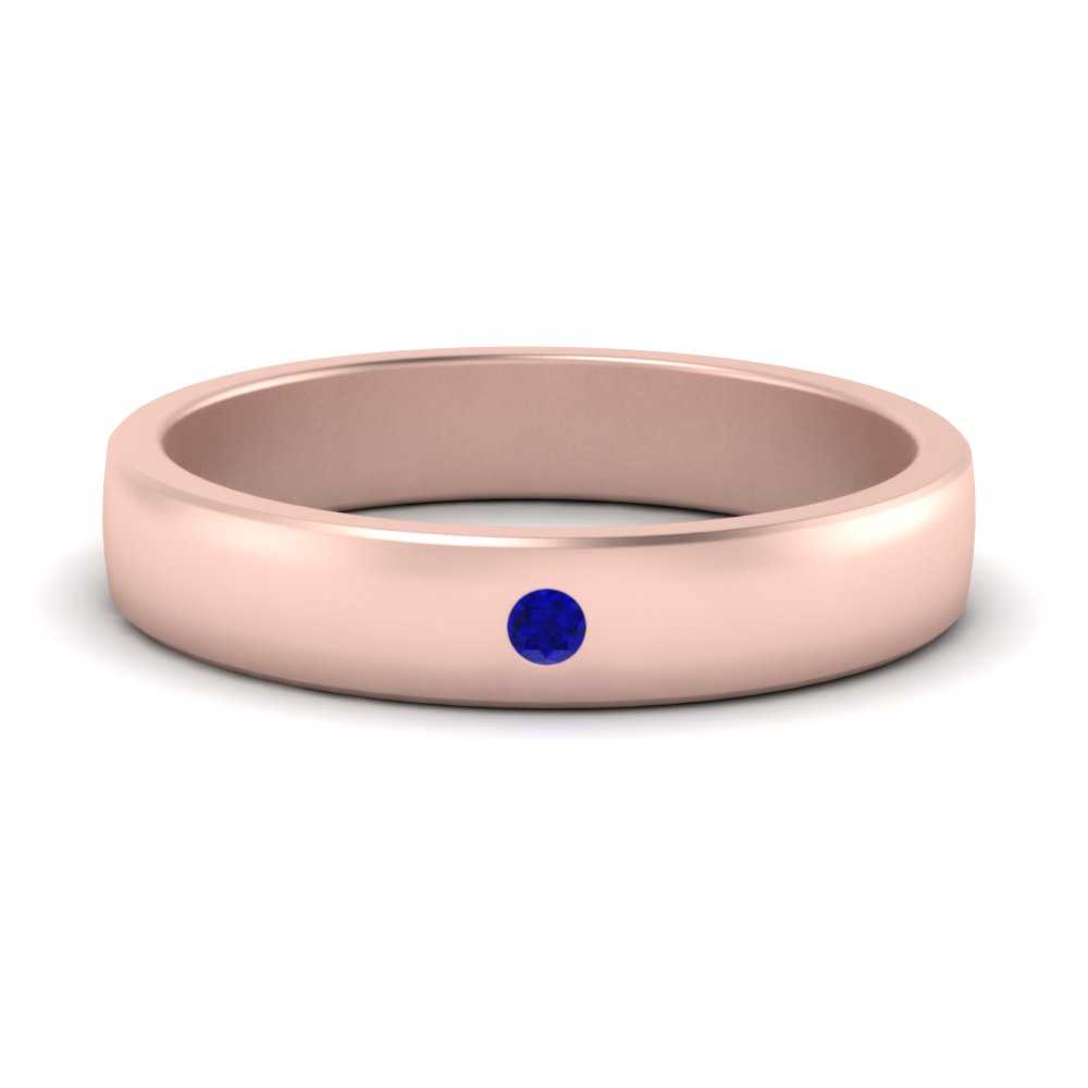 Round Diamond Classic Mens Band Fascinating Diamonds