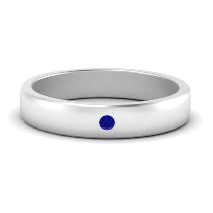 Round Diamond Classic Mens Band Fascinating Diamonds