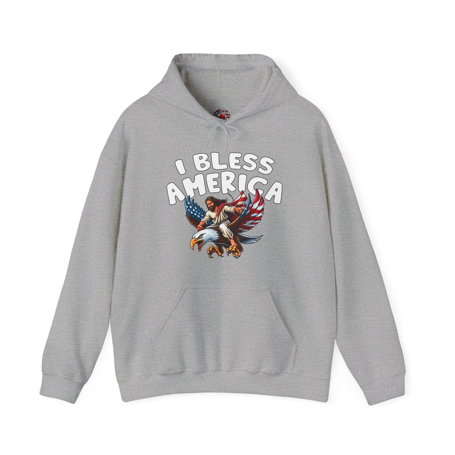 I Bless America Hooded Sweatshirt The Devil's Pickle