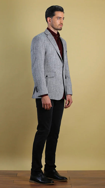 Bespoke Blazer (Black) Bright Moons