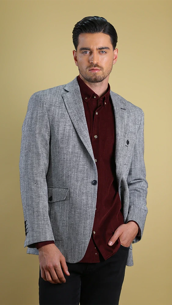 Bespoke Blazer (Black) Bright Moons