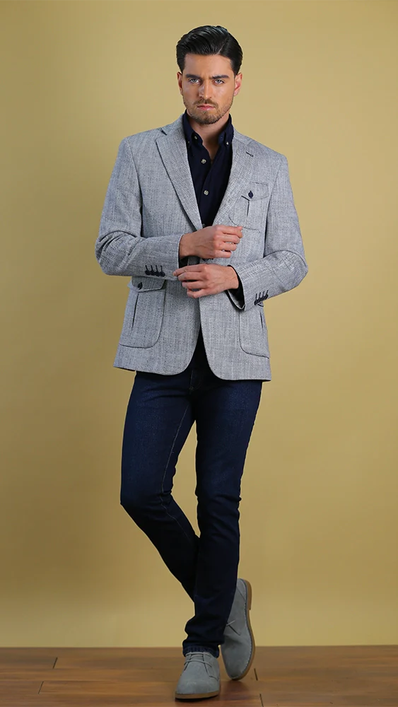 Bespoke Blazer (Navy) Bright Moons