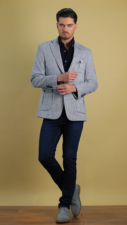 Bespoke Blazer (Navy) Bright Moons