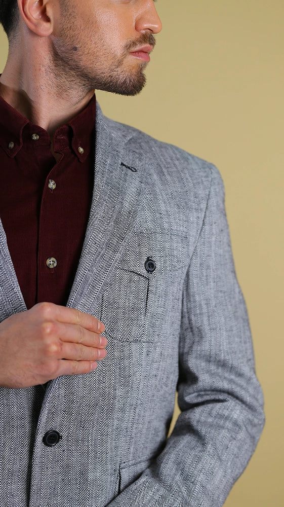 Bespoke Blazer (Black) Bright Moons