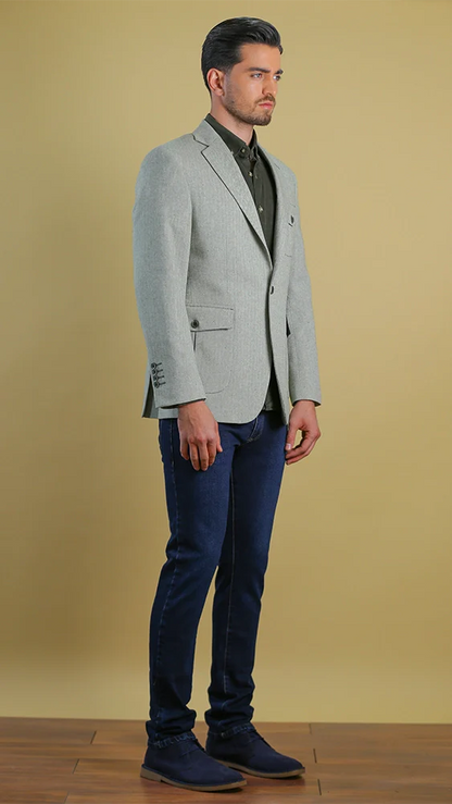 Be Spoke Blazer (Olive) Bright Moons