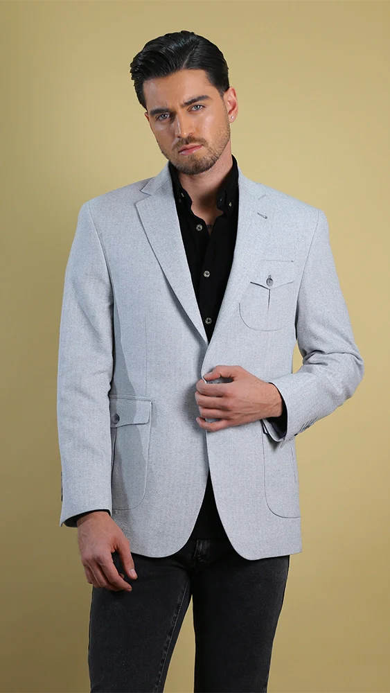 Be Spoke Blazer (Silver) Bright Moons