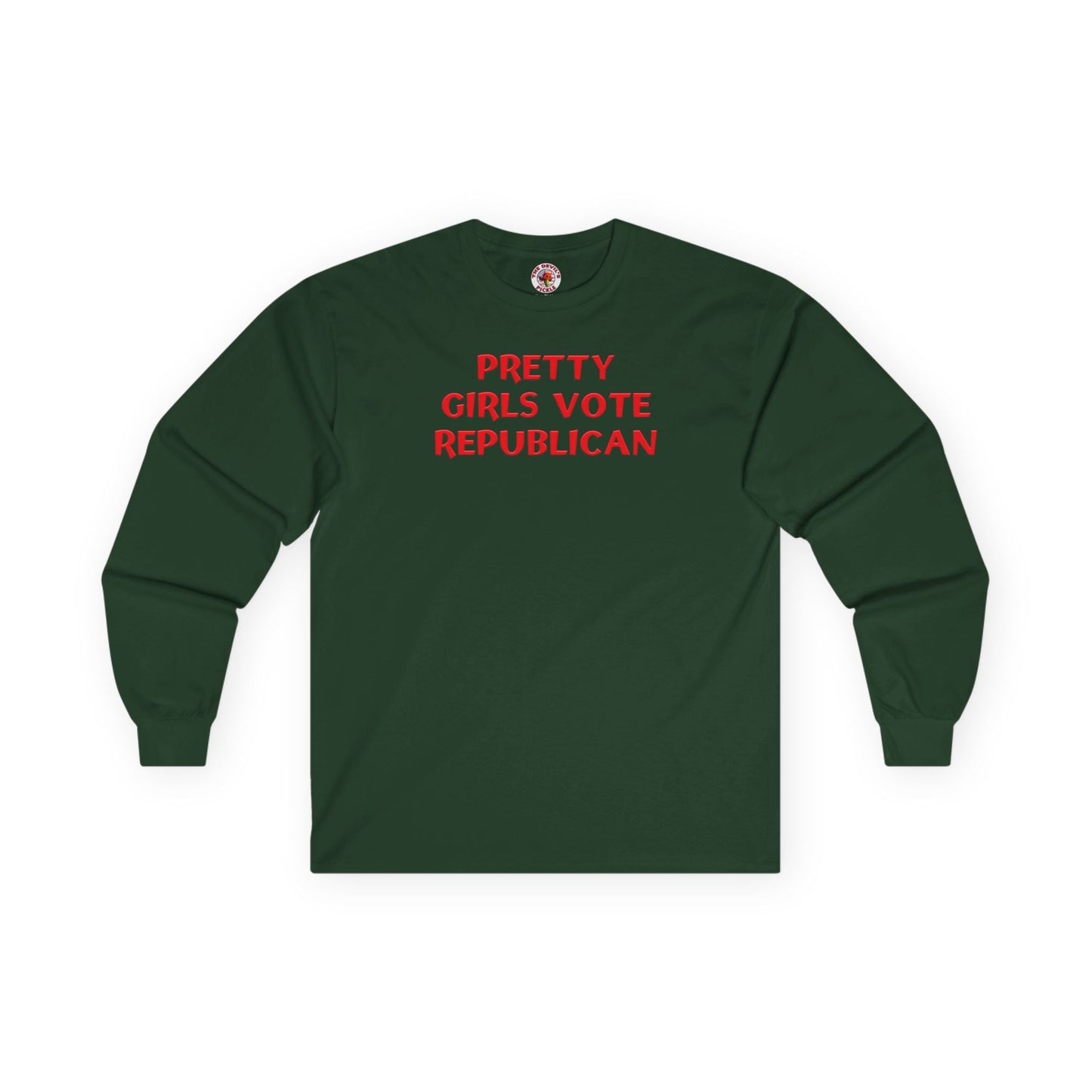 Pretty Girls Vote Republican Long Sleeve Tee The Devil's Pickle
