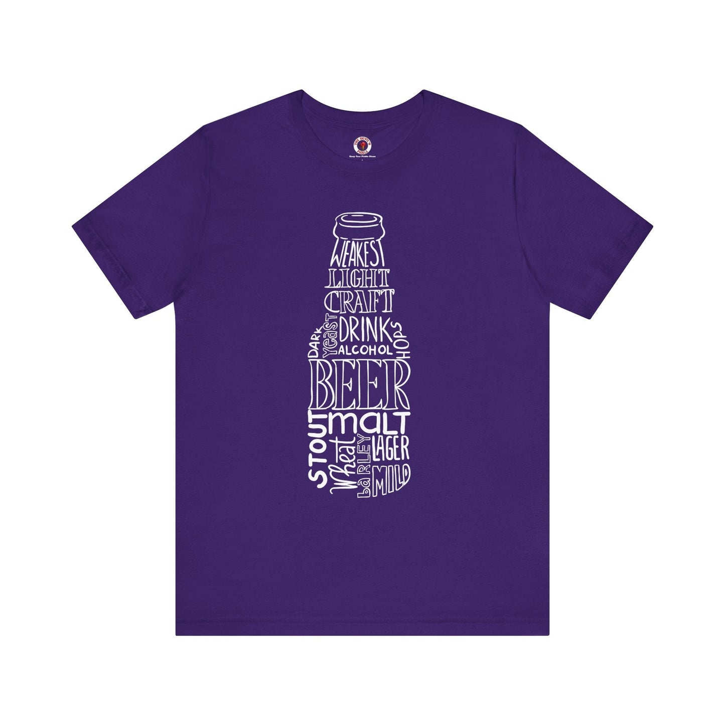 Beer Bottle of Words T-Shirt The Devil's Pickle