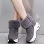 Fuzzy Side Zipper Platform Ankle Boots New Era Fashion LLc