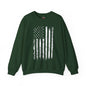 American Grunge Flag Crewneck Sweatshirt The Devil's Pickle