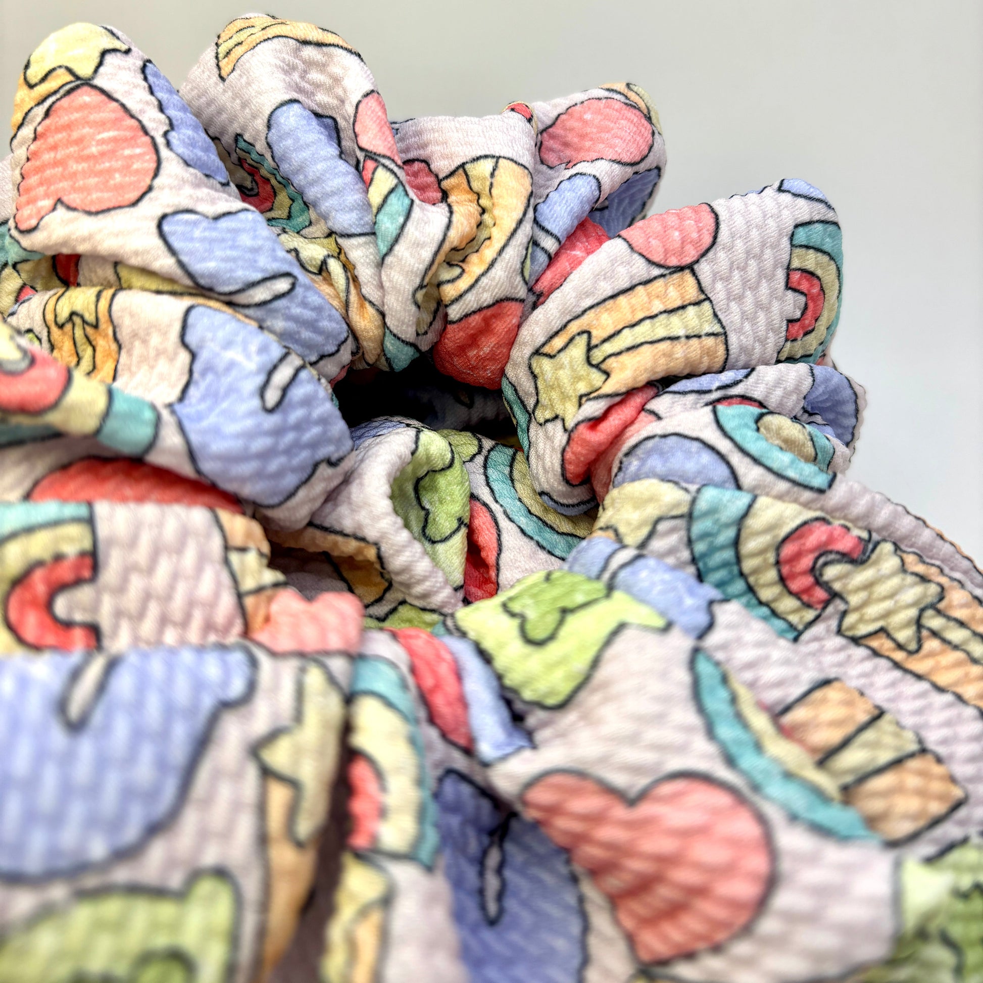 Pink Lucky Charms Bullet Scrunchie Enchanted Scrunch