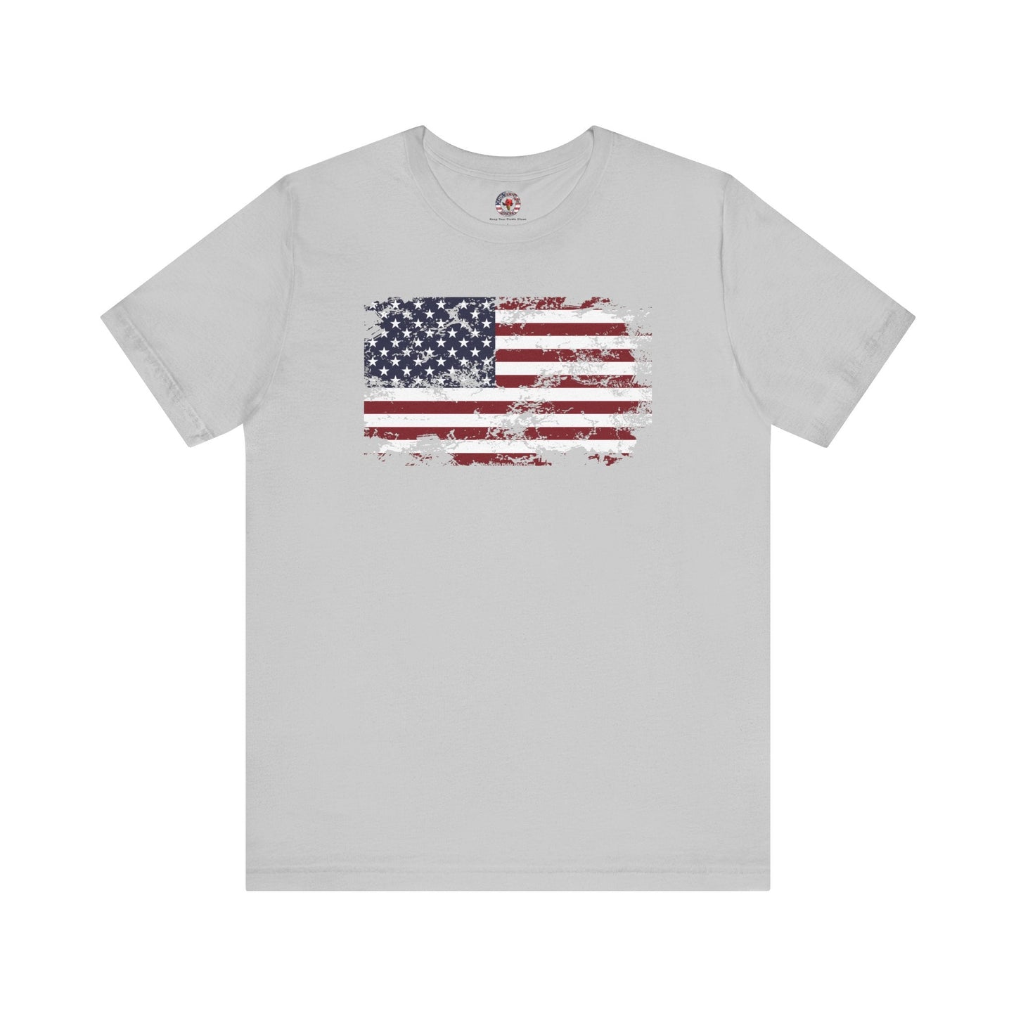 Vintage Style American Flag T-Shirt The Devil's Pickle