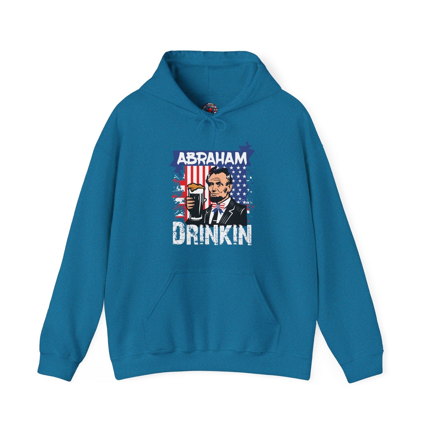 Abraham Drinking Hooded Sweatshirt The Devil's Pickle