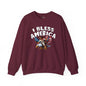 I Bless America Crewneck Sweatshirt The Devil's Pickle