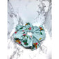 Blue Glitter Christmas Trees Christmas Scrunchie Enchanted Scrunch