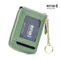 [RFID Credit Card Holder] Casual RFID Credit Card Holder, Multi-compartment Wallet - Simple Zip Around Card Case NovaCart