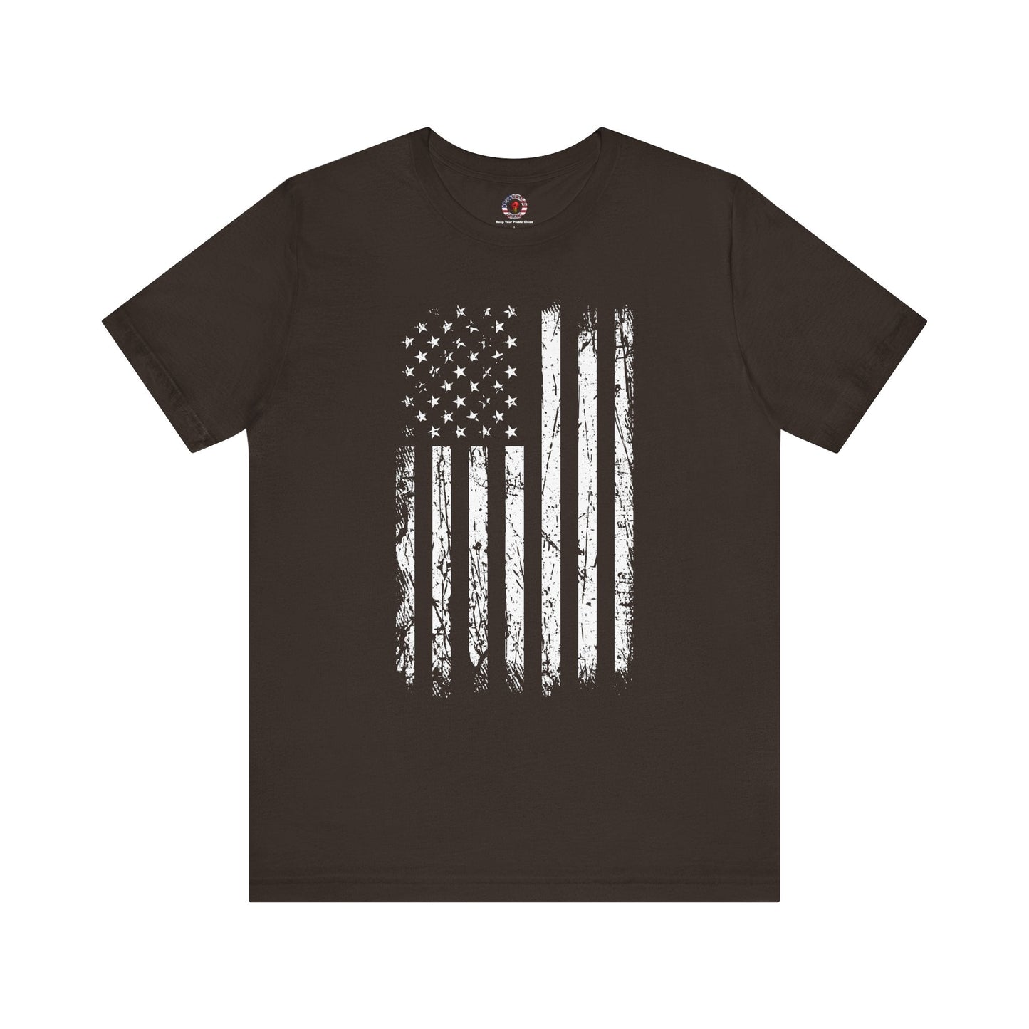American Grunge Flag T-Shirt The Devil's Pickle