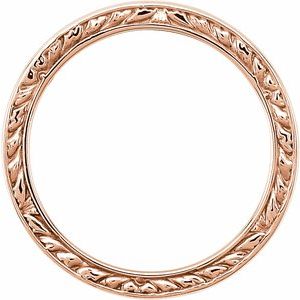 14K Rose Band Size 7 Ethereal Legacy Boutiques