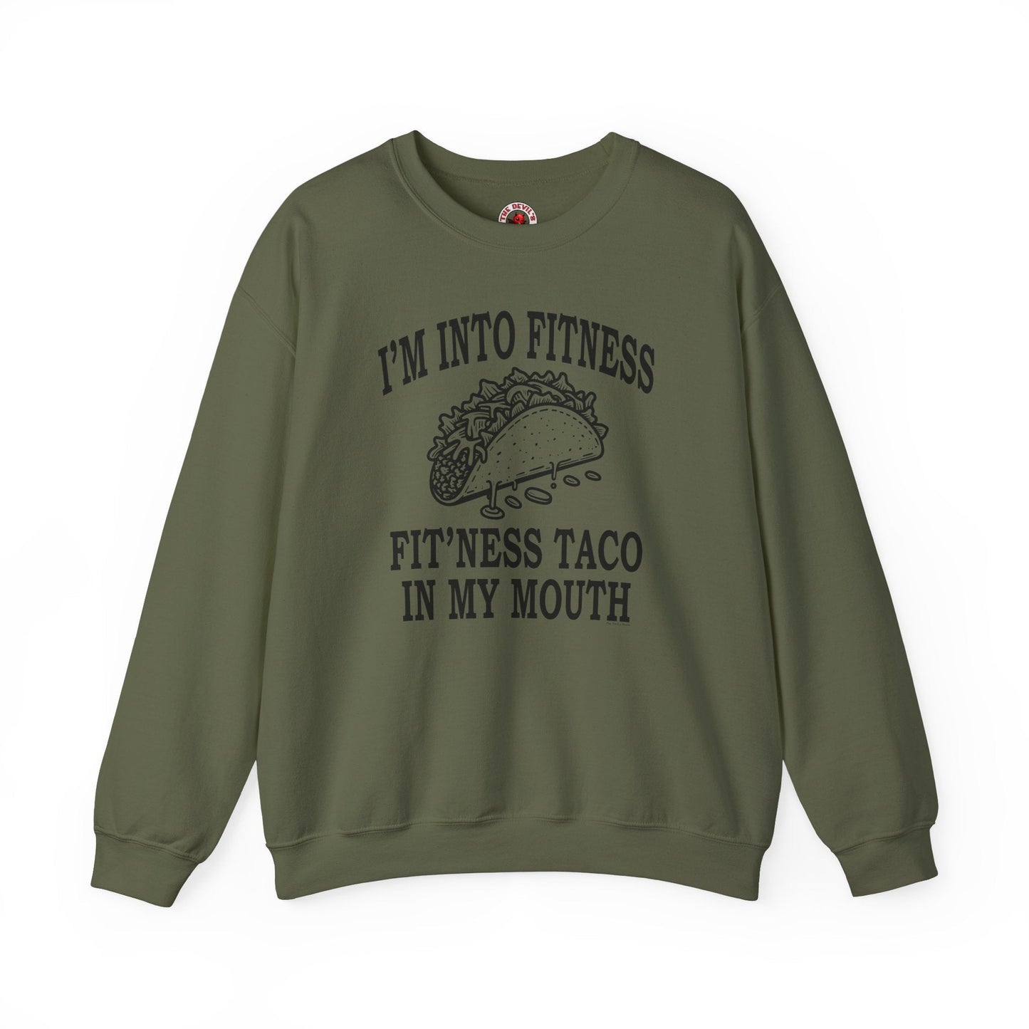 I'm Into Fitness Crewneck Sweatshirt The Devil's Pickle