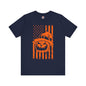 Pumpkin American Flag T-Shirt The Devil's Pickle