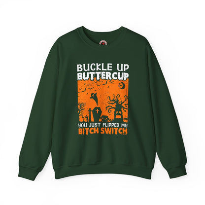 Buckle Up Buttercup Crewneck Sweatshirt The Devil's Pickle