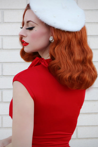 Bombshell Dress in Red - Plus Sizes only Retrolicious