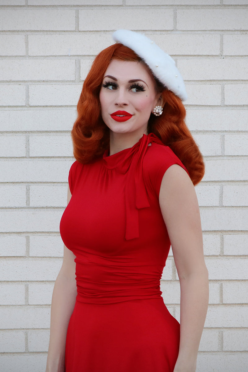 Bombshell Dress in Red - Plus Sizes only Retrolicious