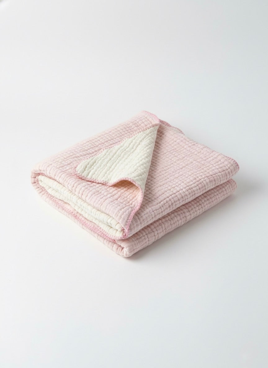 Soft Muslin Baby Blanket Honey and Hive