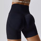 Country Girl High-Waisted Fitness Shorts | Butt Lifting & Ribbed Activewear for Yoga & Running Country in My Heart