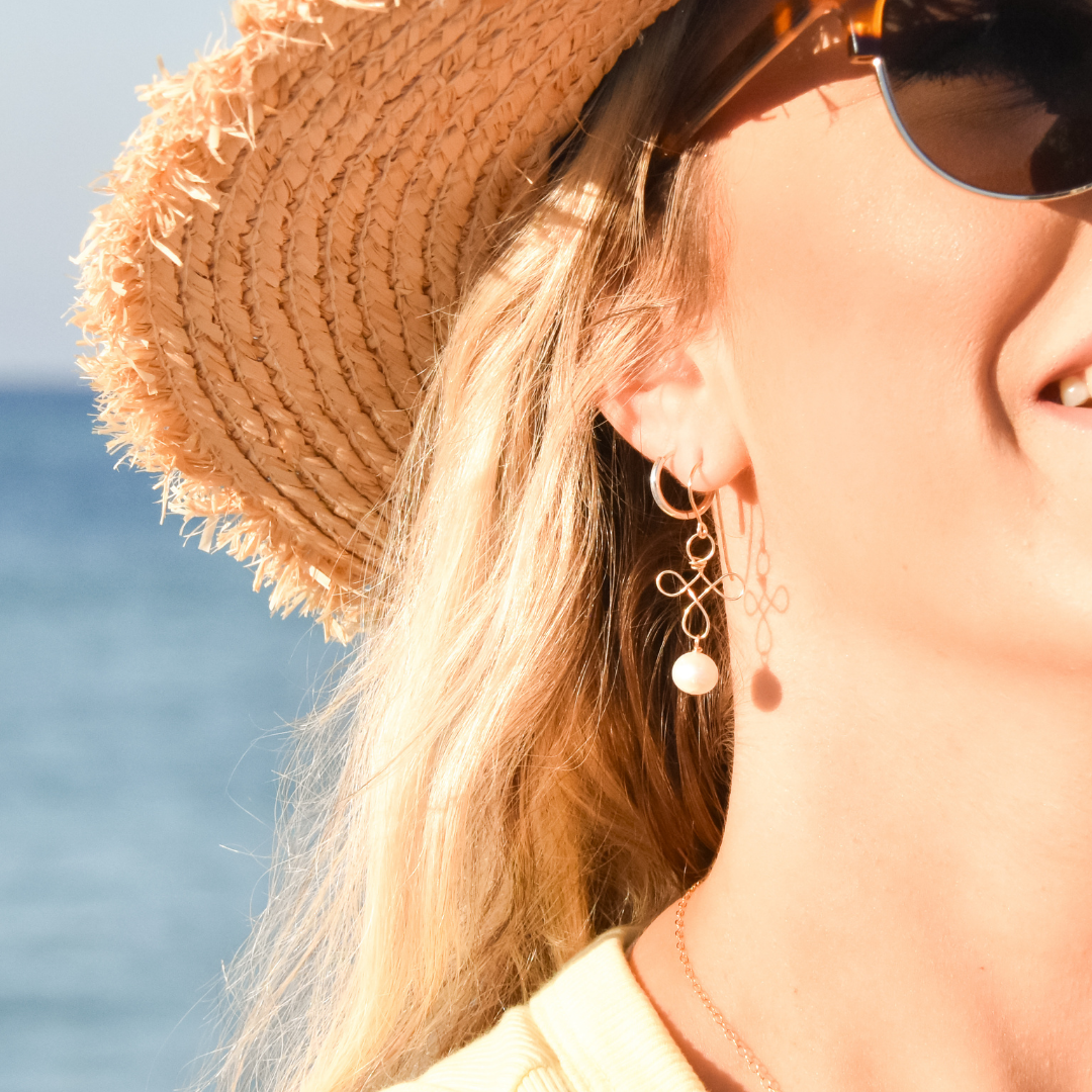 Seaside Daisies Earrings Emily Anne Designs LLC