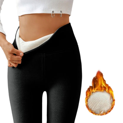 Women’s Fleece-Lined High-Waist Shark Leggings FitiqueFit