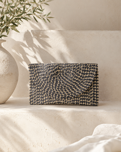 Ombre Rattan Clutch Village Thrive