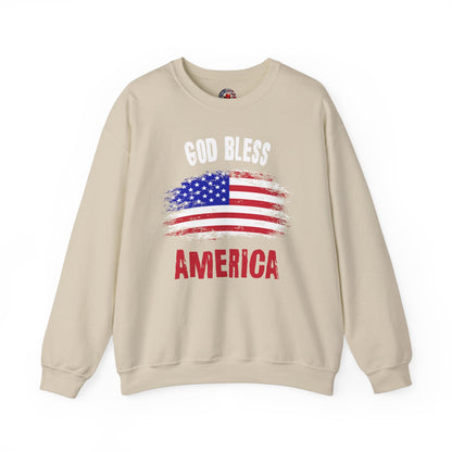 God Bless America Crewneck Sweatshirt The Devil's Pickle