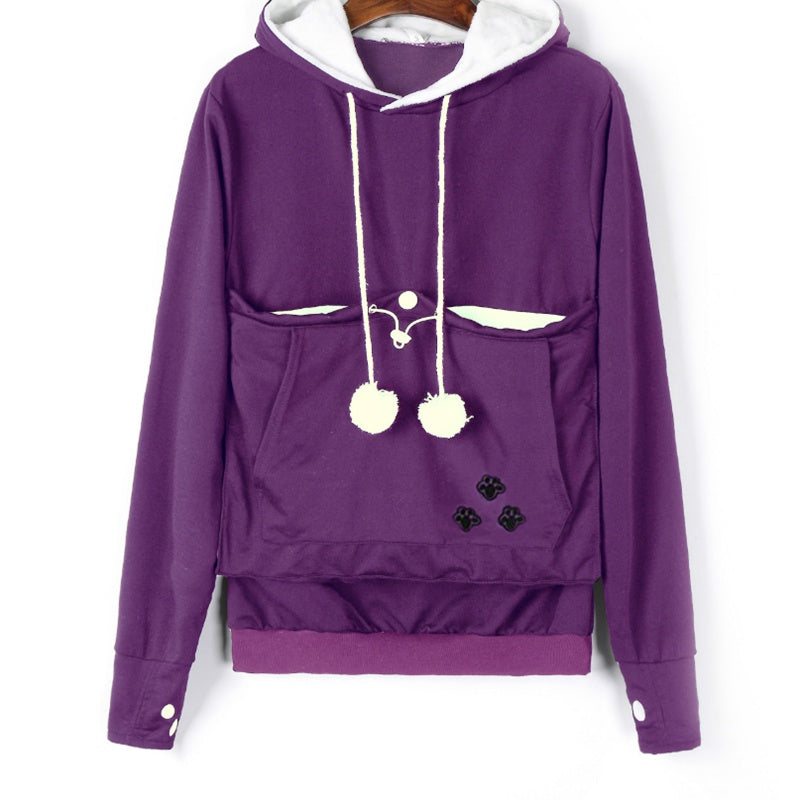 Cat Lovers Hoodie – Unisex Casual Cat Graphic Pullover FitiqueFit