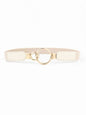 ElegantStyle Double Ring Buckle Elastic PU Belt – Adjustable Comfort Fit See size chart under “more details” The Fashion Celestial