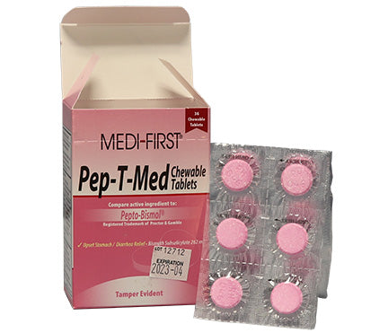 Pep-T-Med, 36/box quakekits.com