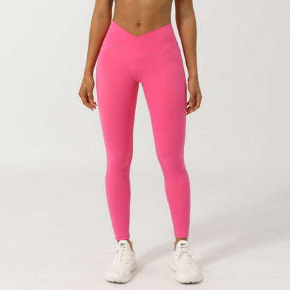 V-Shaped High-Waisted Yoga Pants | Skinny Fit Workout Pants for Fitness & Yoga Country in My Heart