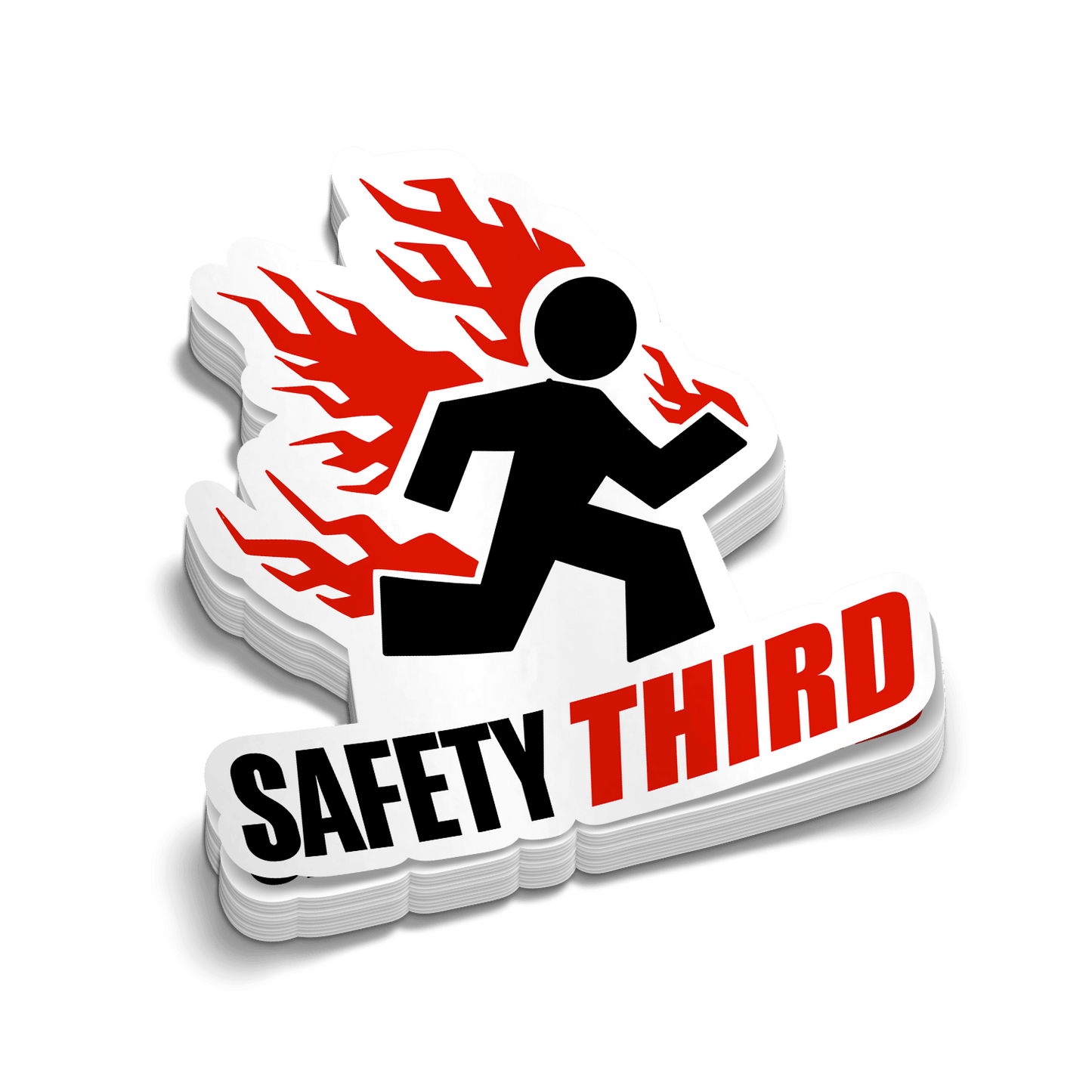 Safety 3rd - Hard Hat Decal Armed American Supply