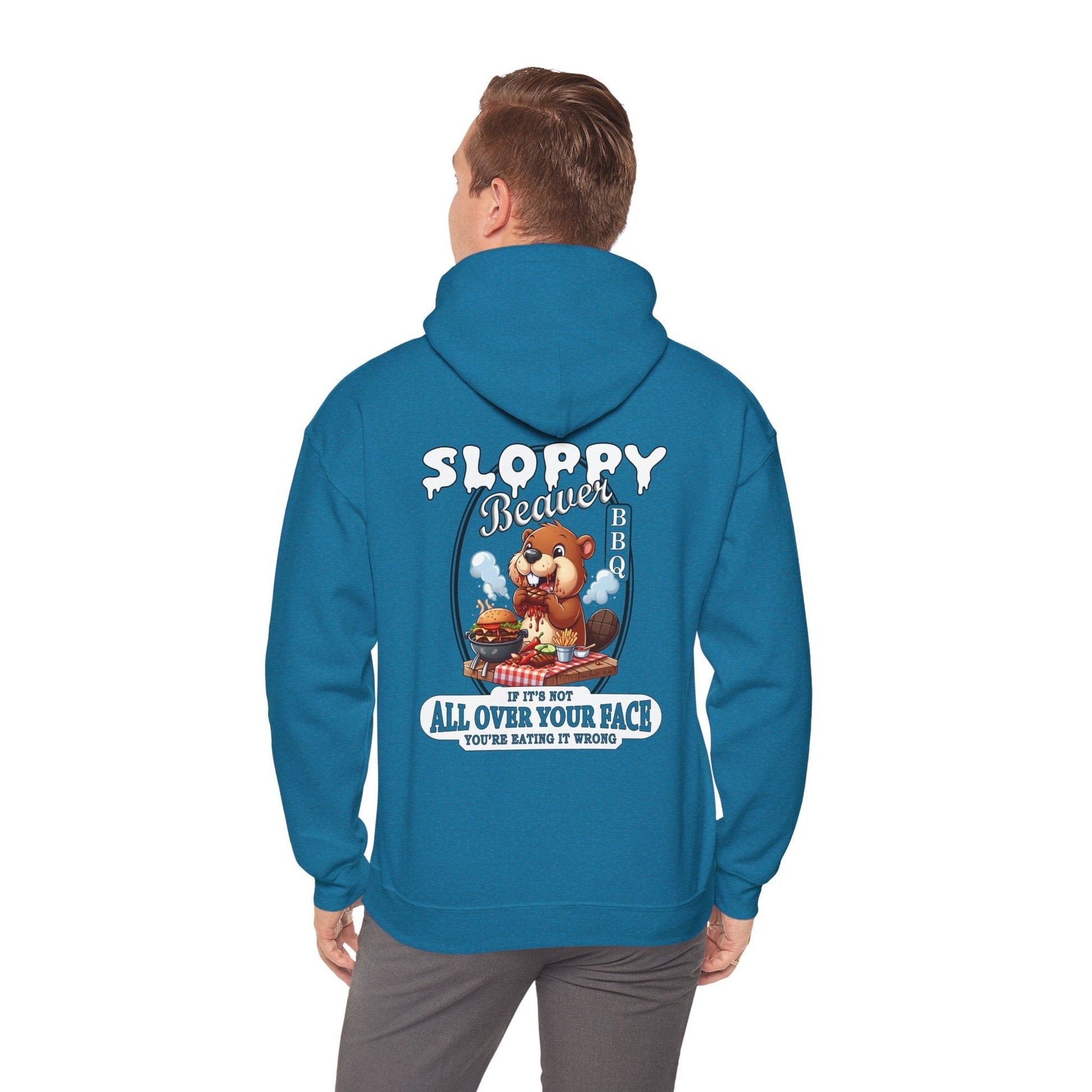 Sloppy Beaver BBQ Back Hooded Sweatshirt The Devil's Pickle