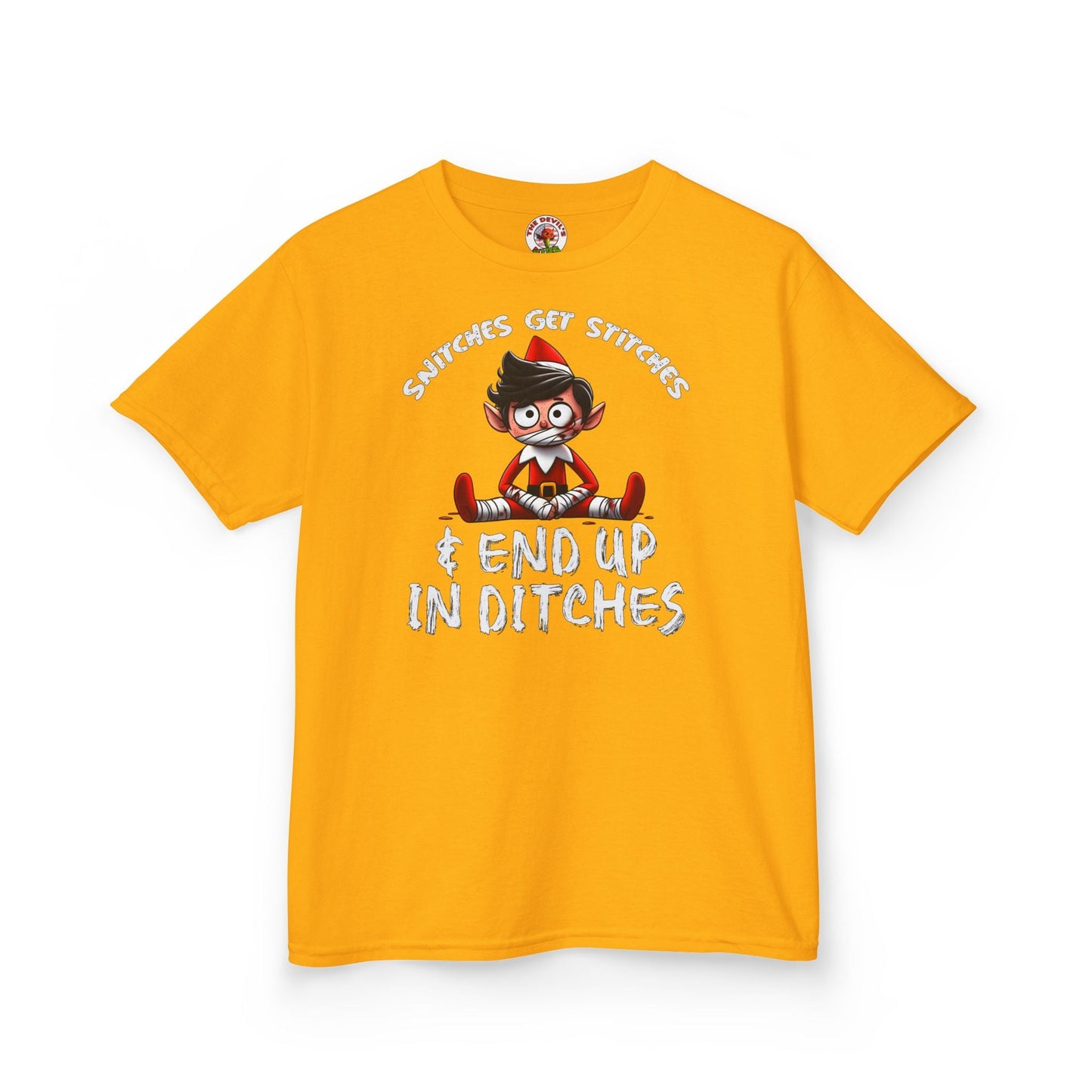 Snitches Get Stitches Kids T-Shirt